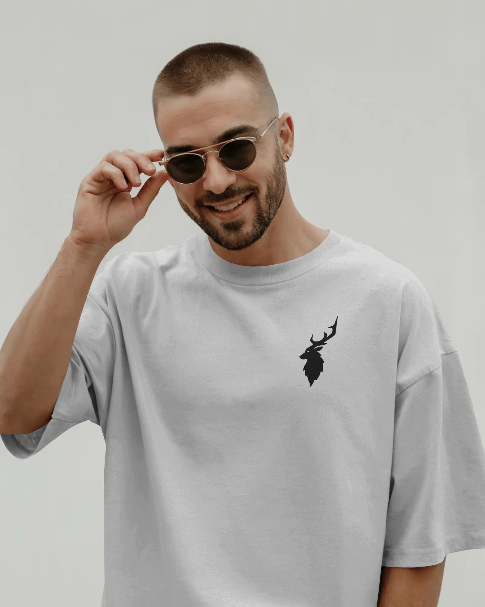 Syndicate Devil" Graphic Oversized Tee